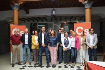 Presentación de la candidatura de CS de Telde (Foto TA)